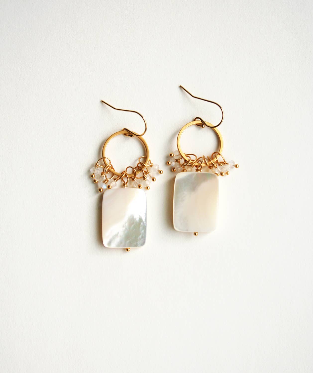 Mother of Pearl Earrings | Dangle Earrings
