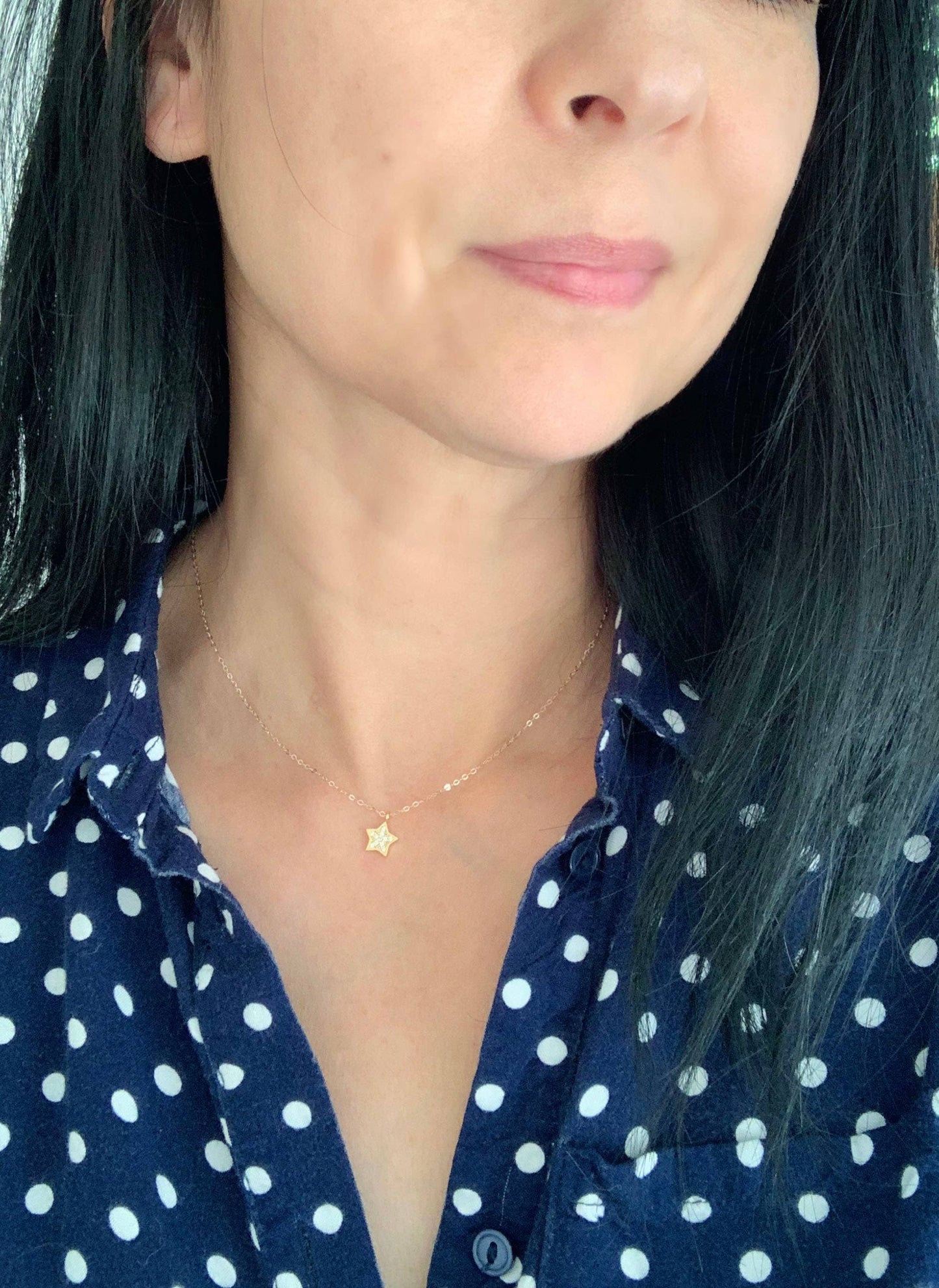 Sparkling Star Minimalist Necklace