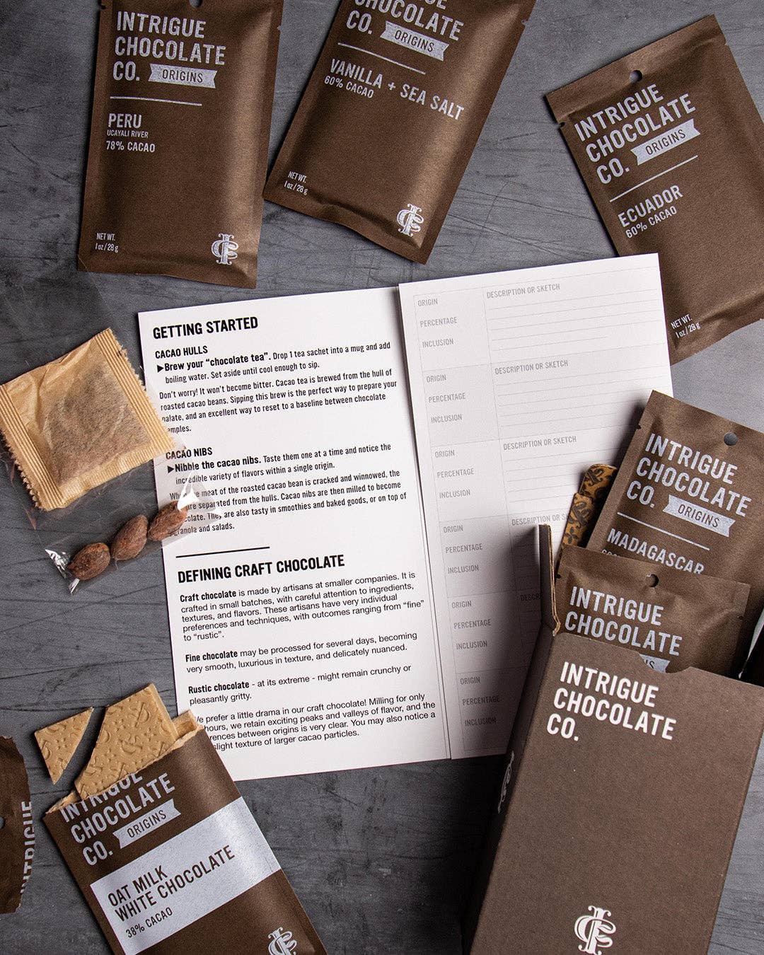 Chocolate Tasting Kit  by Intrigue Chocolate