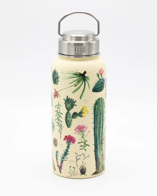 Water Bottle 32oz - Cactus & Succulents