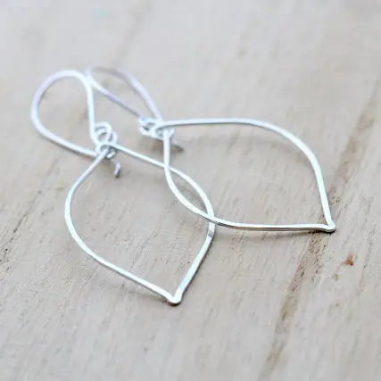 Leaf Hoops by Saressa