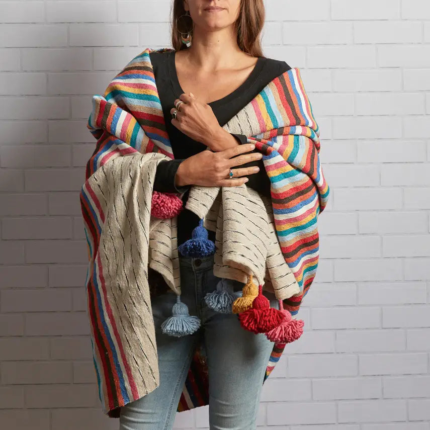 Moroccan Tassel Blankets