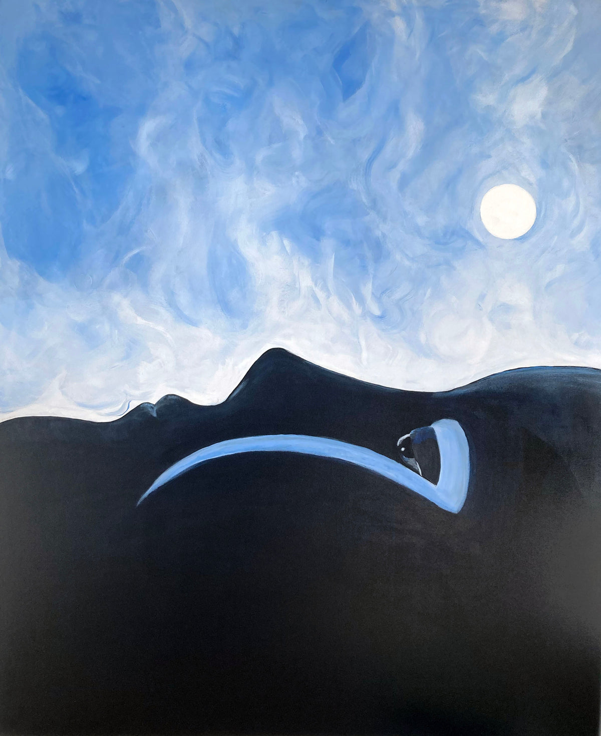 Peaceful Blue by Sheery Sharabaika