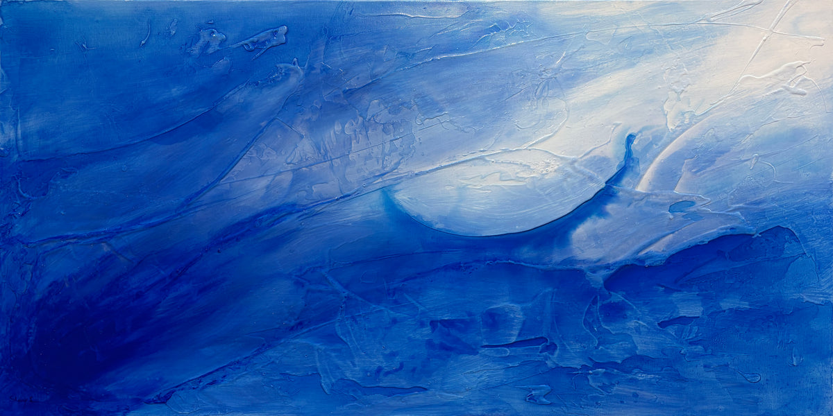 Untitled (in Blue) by Sheery Sharabaika