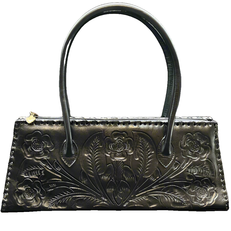 The Abby: Hand-tooled leather bag