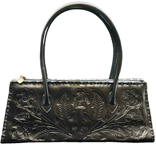 The Abby: Hand-tooled leather bag