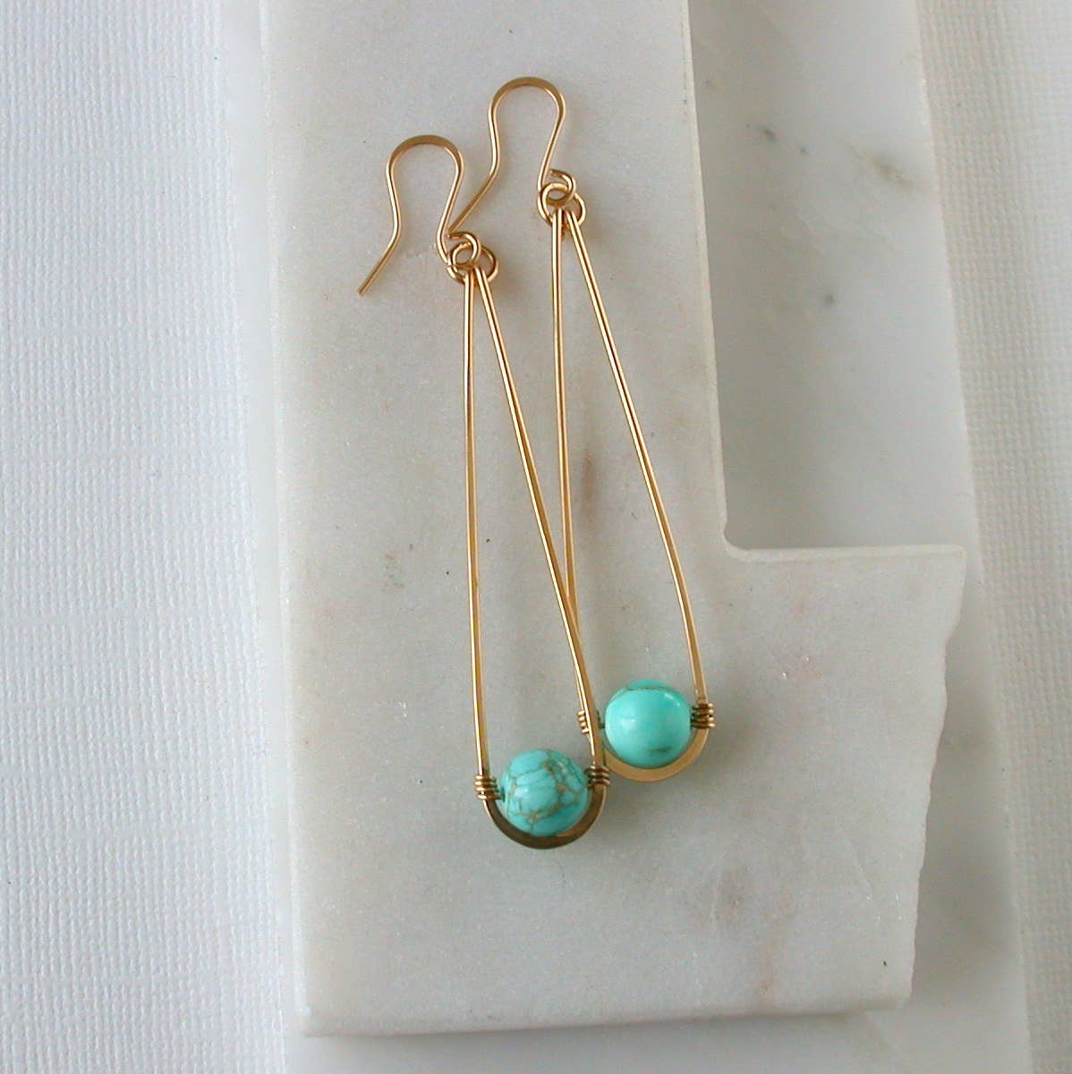 Turquoise Pendulum Earrings
