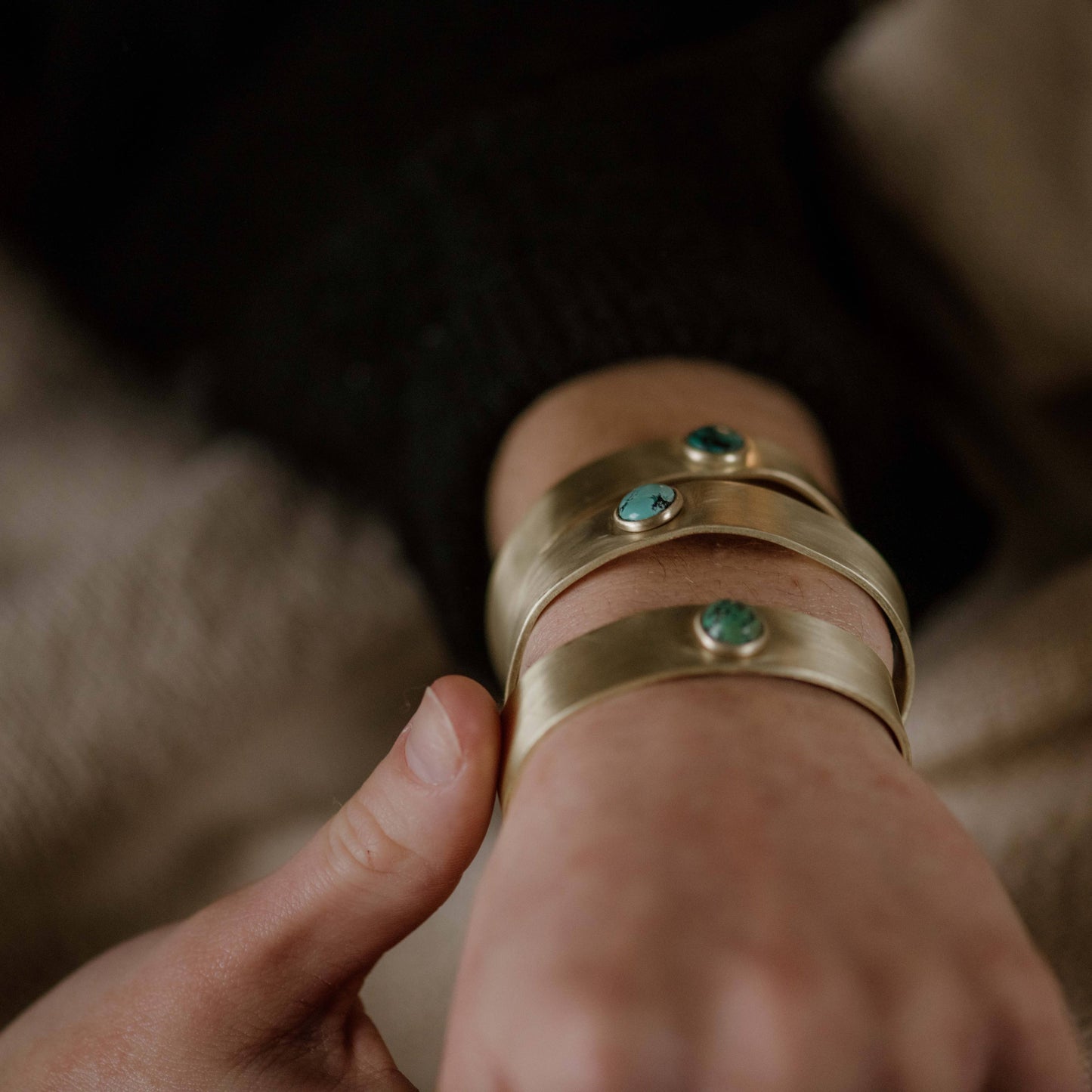 Nile Cuff // Turquoise