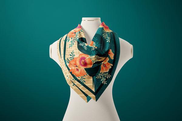 6 Ways to Style the Statement Size Silk Scarf