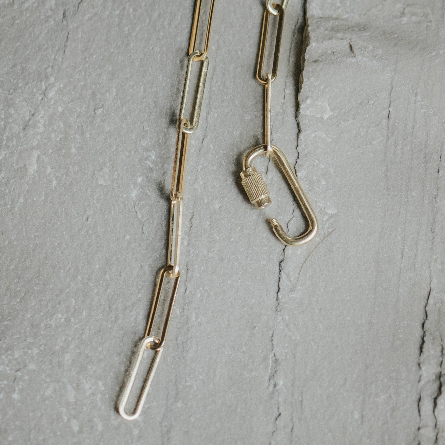Solo Necklace Brass