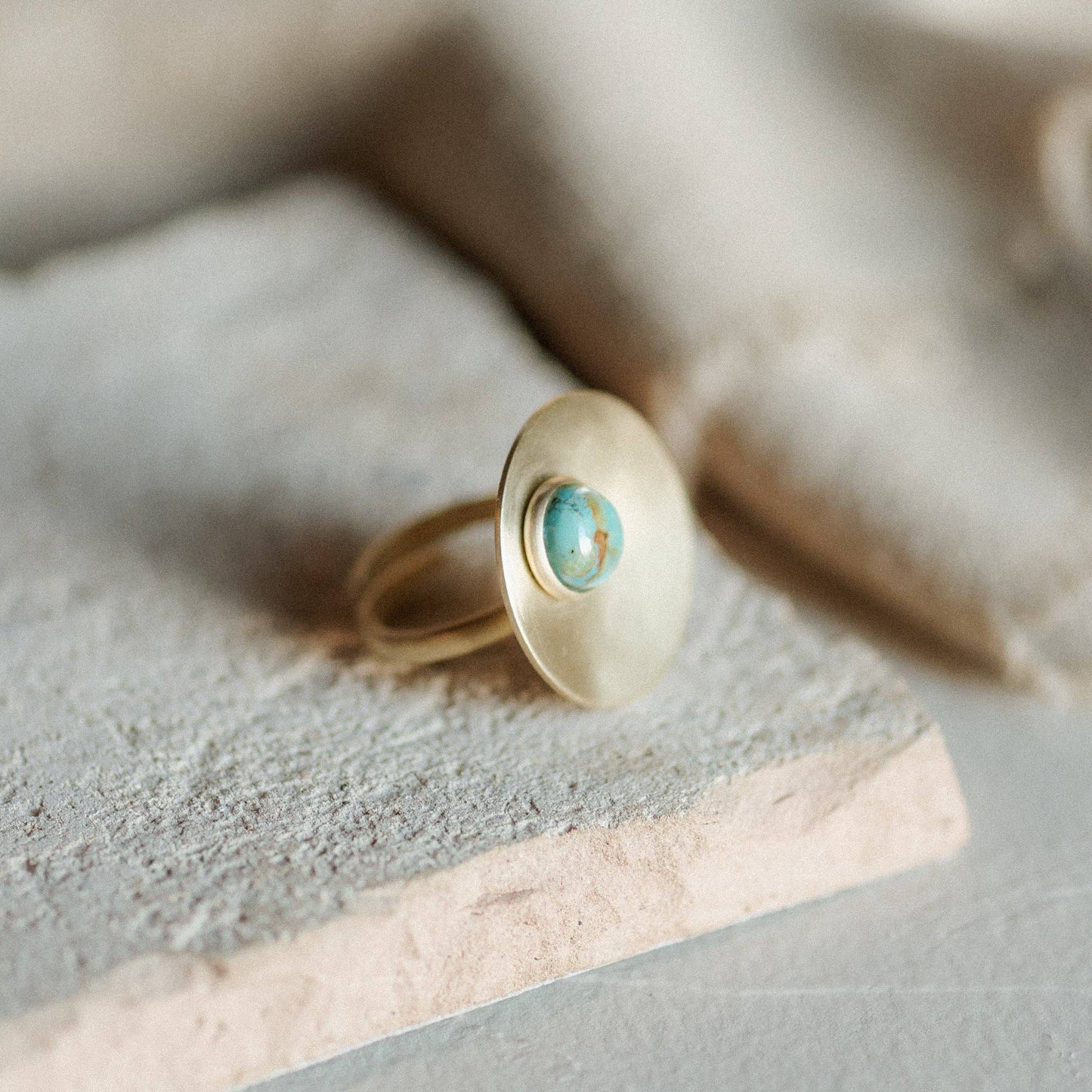 Orb Ring // Turquoise