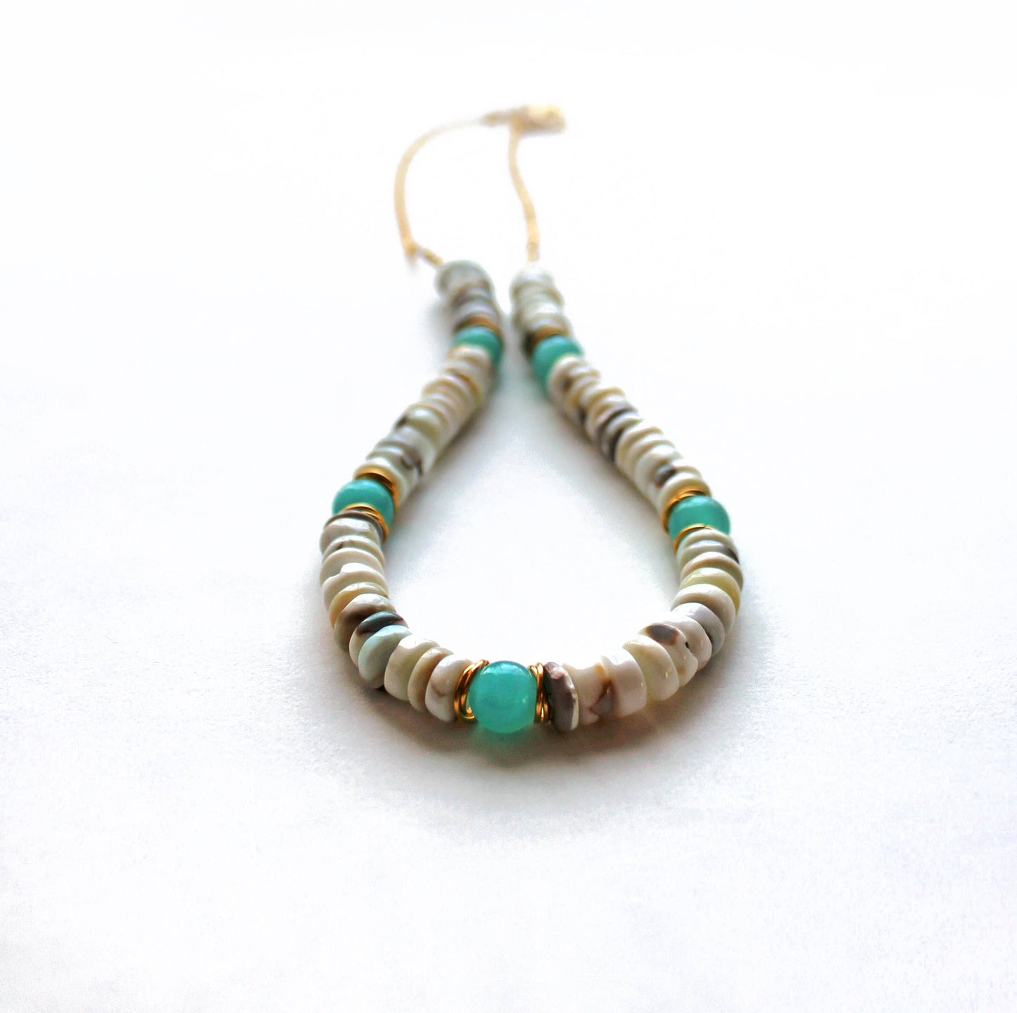 Opal and Amazonite Statement Necklace