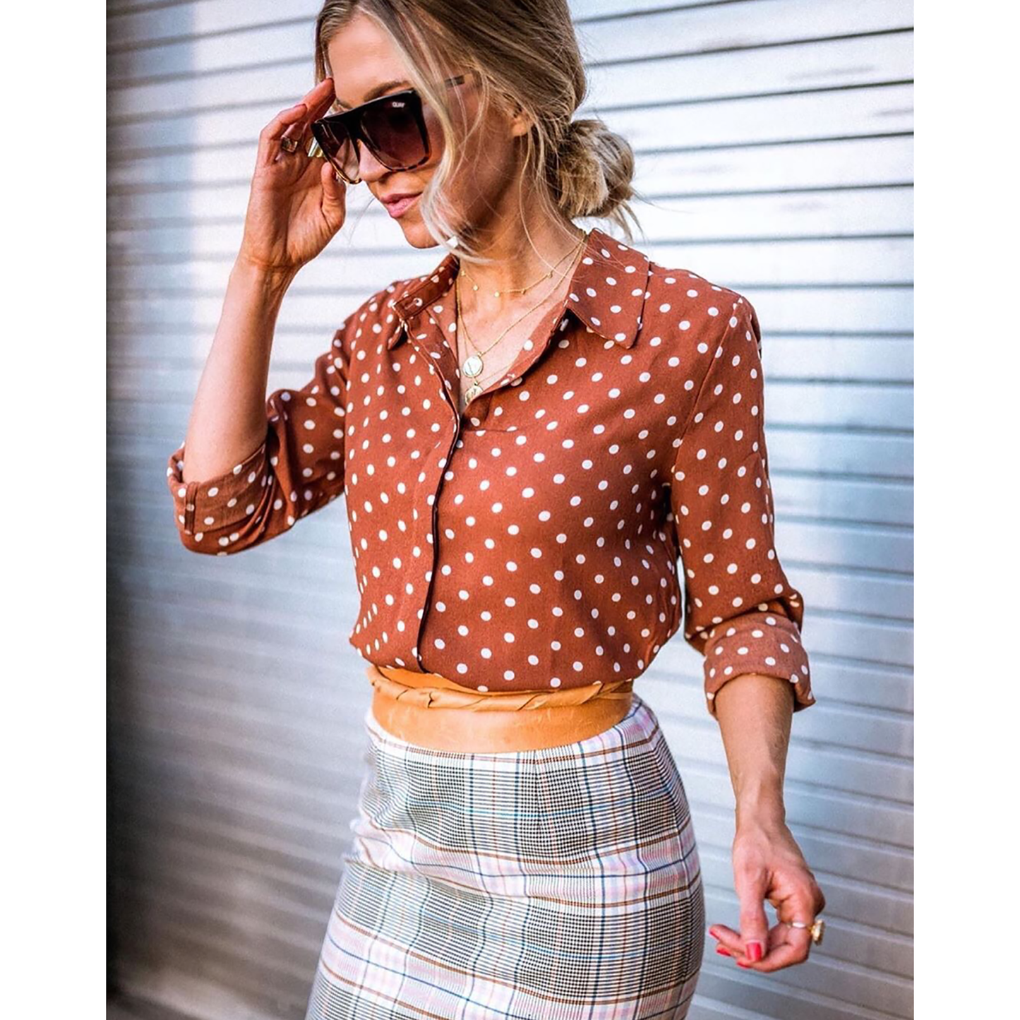 Leather Wrap Belt – Tan