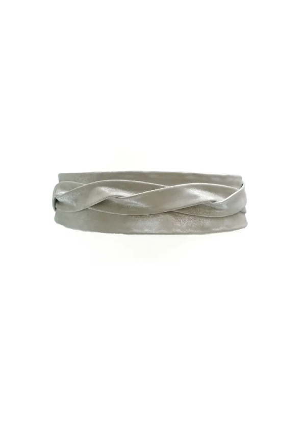 Wrap Belt – Silver Shimmer