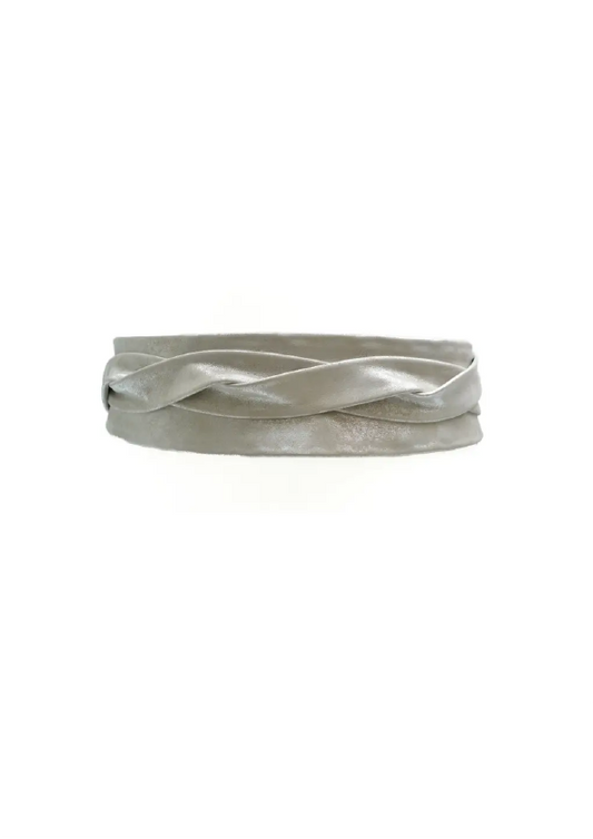 Wrap Belt – Silver Shimmer
