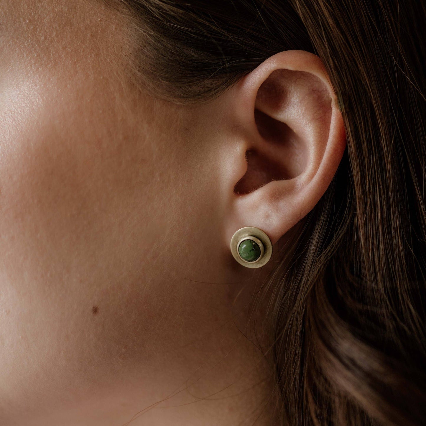 Gibbon Studs // Turquoise