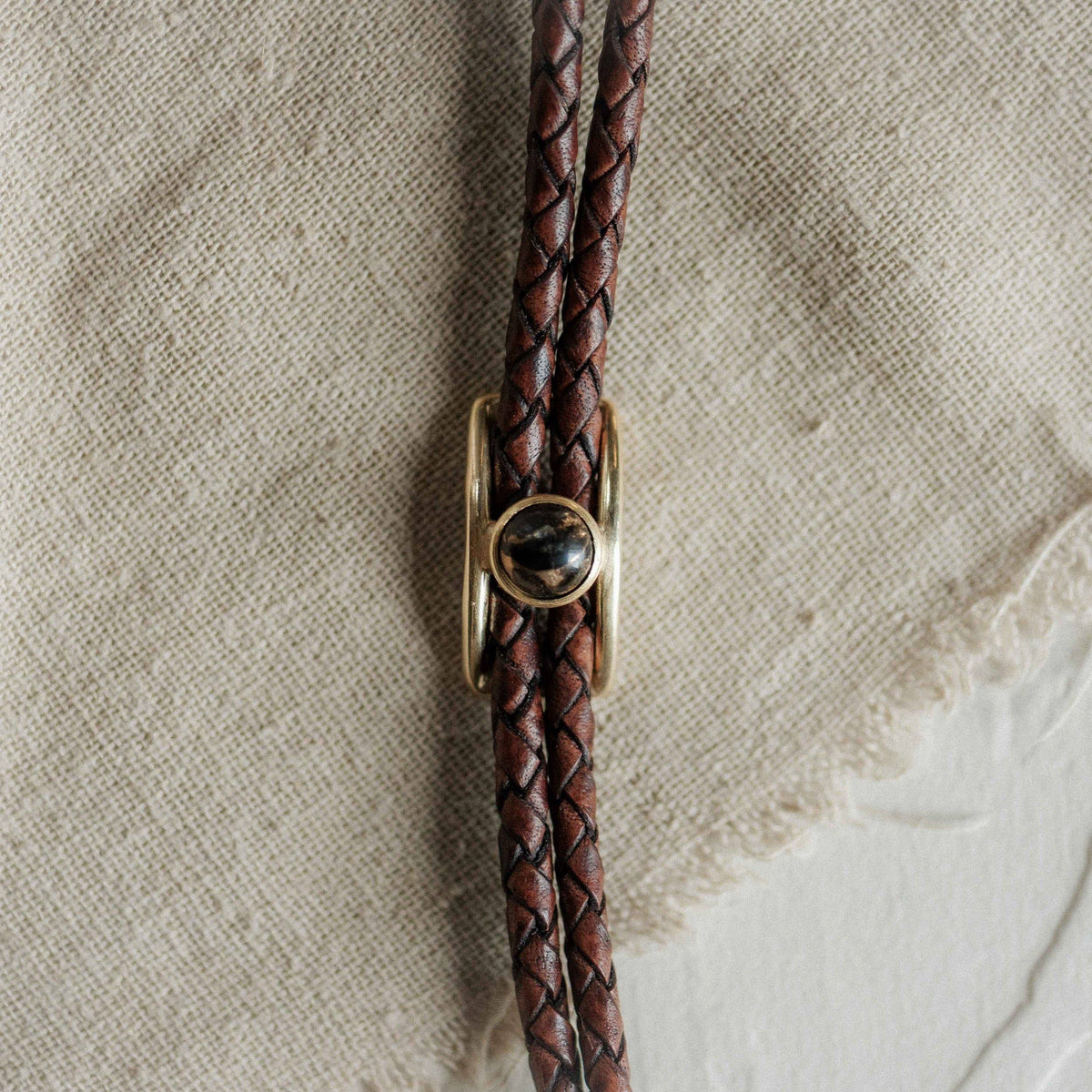 Shepherd Bolo Tie  |  Pearl or Turquoise