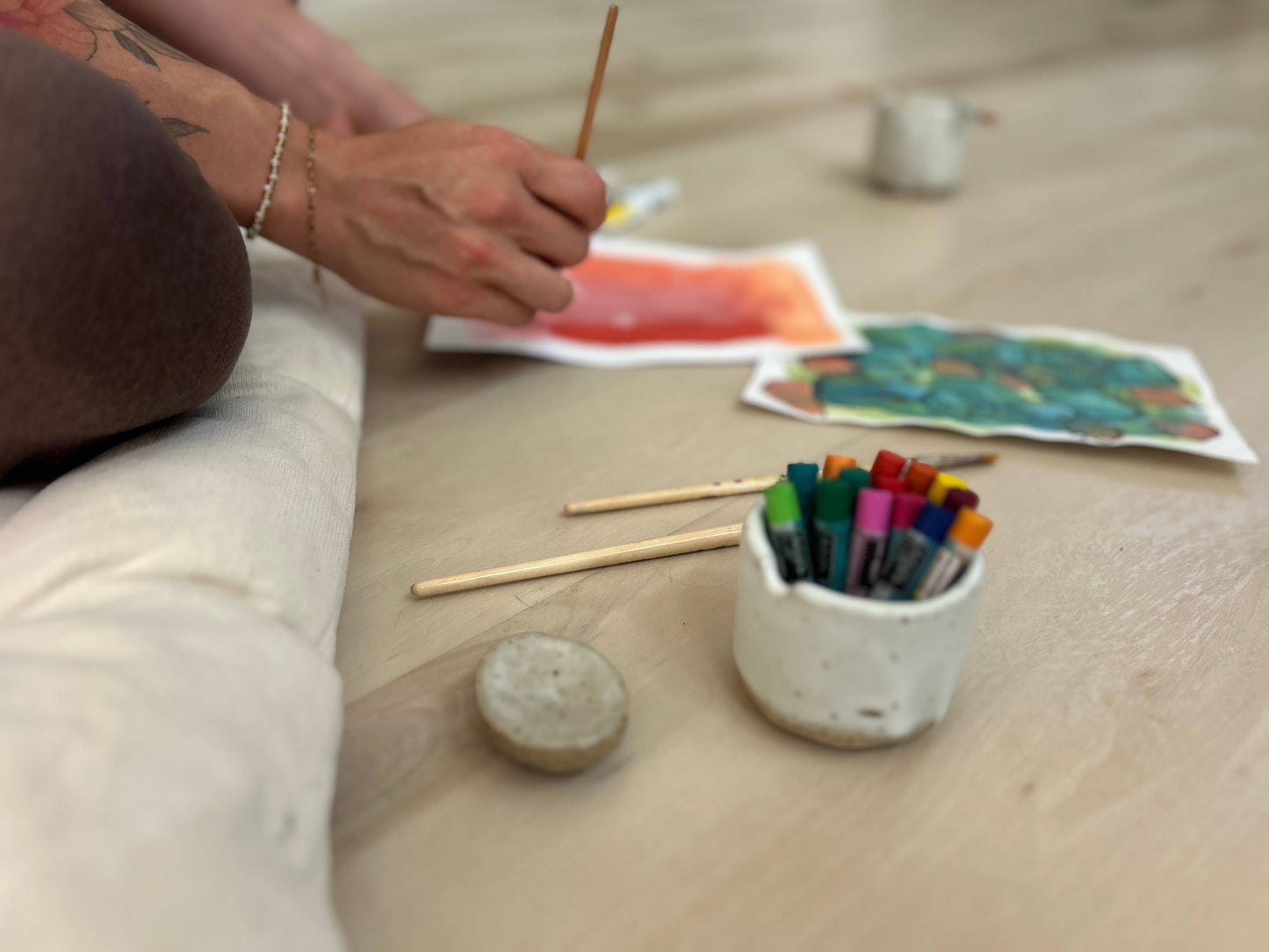 Gentle Transitions Meditative Art Kit with Gouache