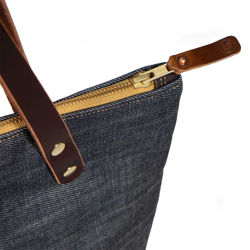 Japanese Denim Portfolio Tote