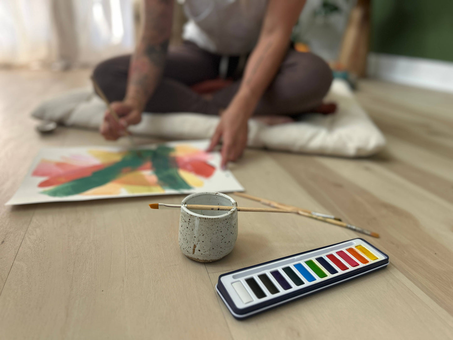 Gentle Transitions Meditative Art Kit with Gouache
