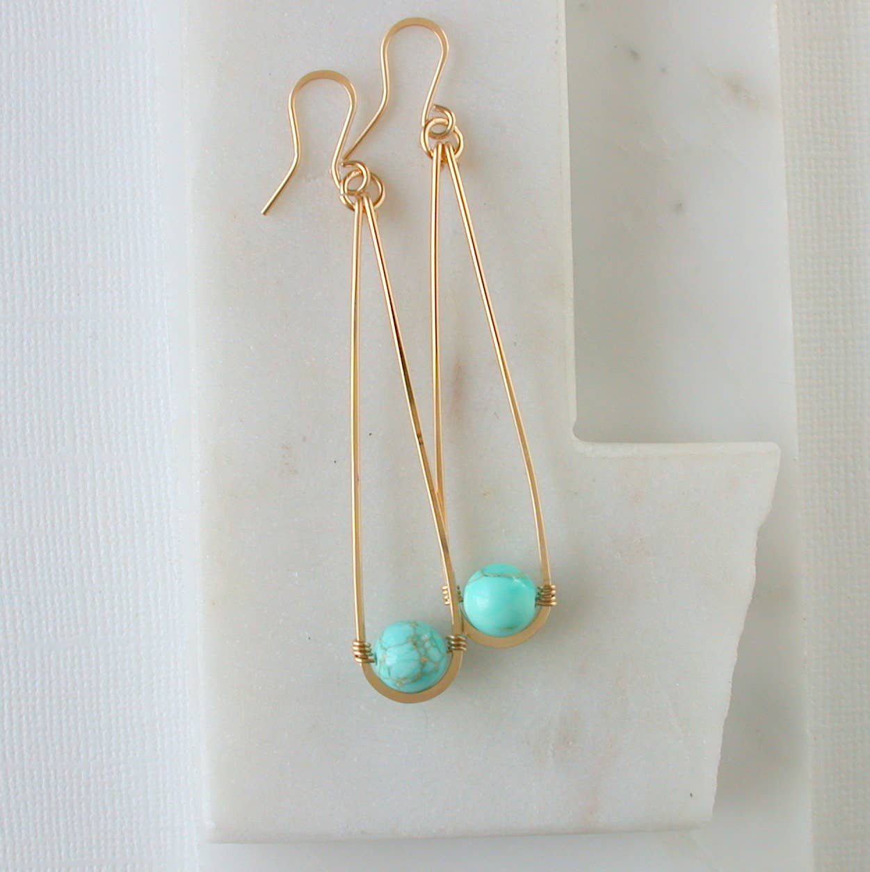 Turquoise Pendulum Earrings