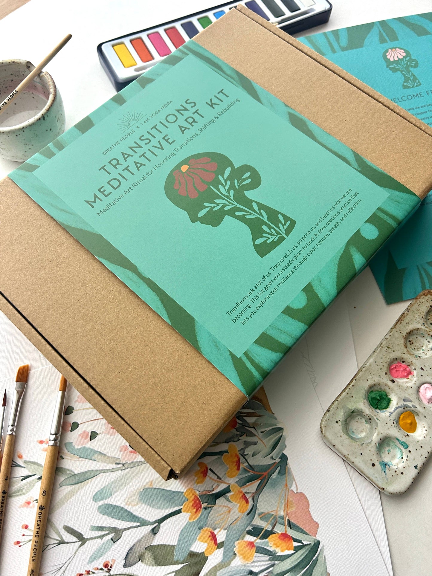 Gentle Transitions Meditative Art Kit with Gouache
