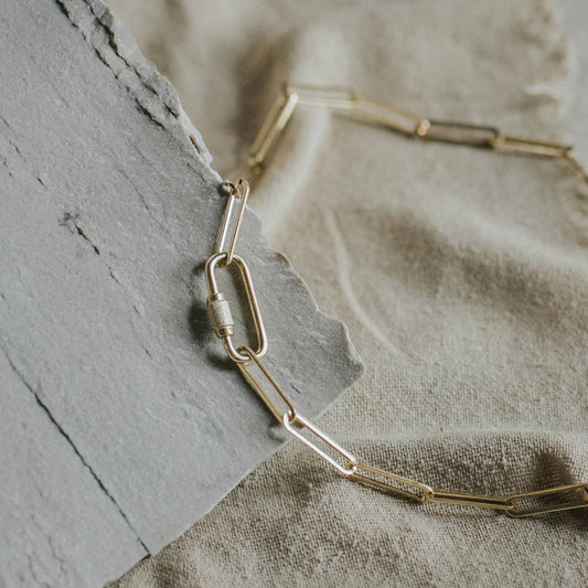 Solo Necklace Brass