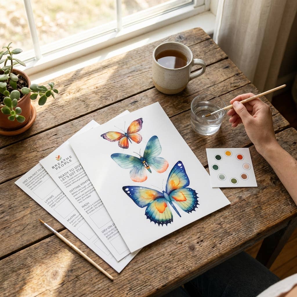 All-In-One Beginner Watercolor Paint Set - Various Designs