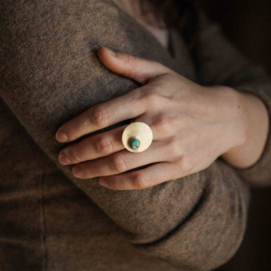 Orb Ring // Turquoise