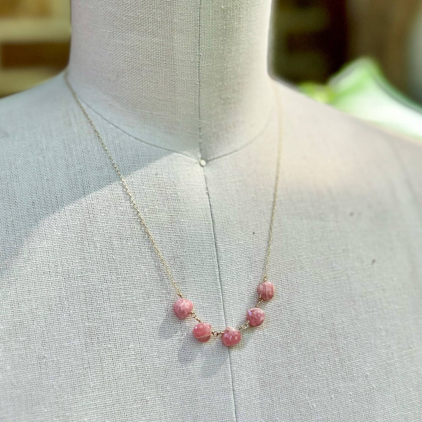 Gemstone Quintette Necklaces