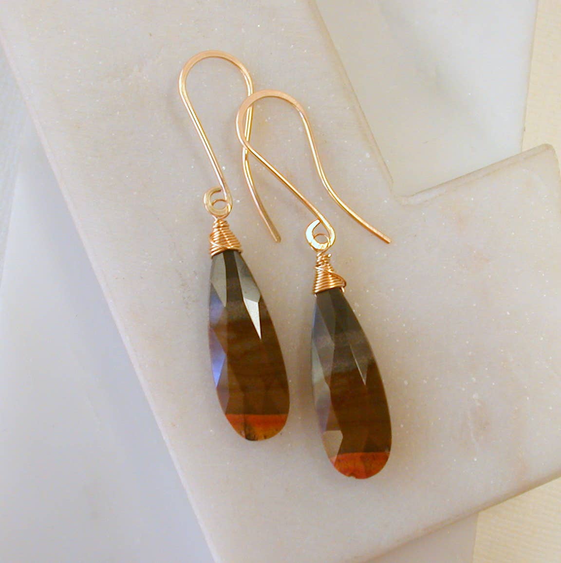 Desert Jasper Statement Earrings