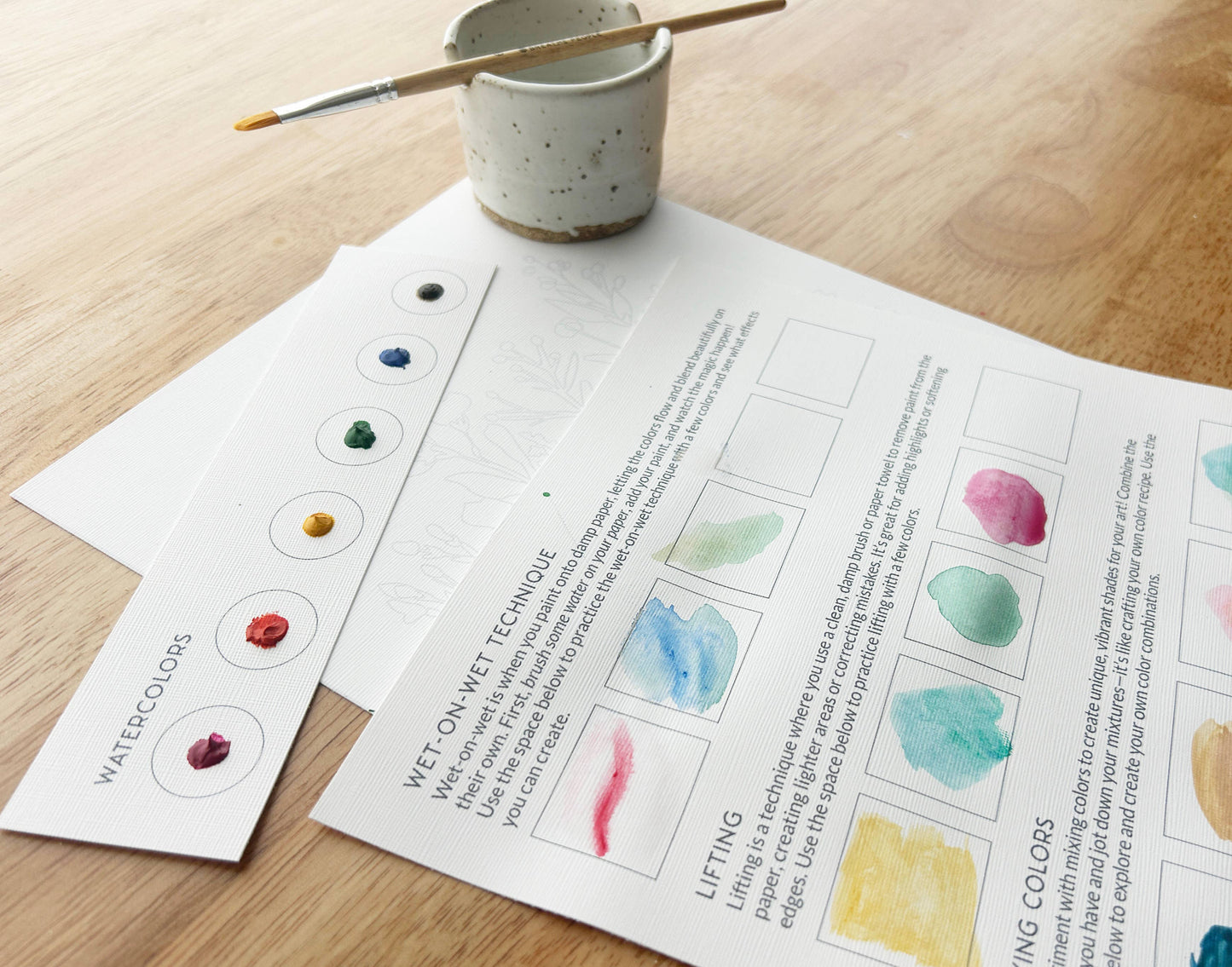 All-In-One Beginner Watercolor Paint Set - Various Designs