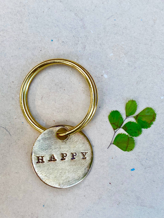 Key Tag and Brass Ring