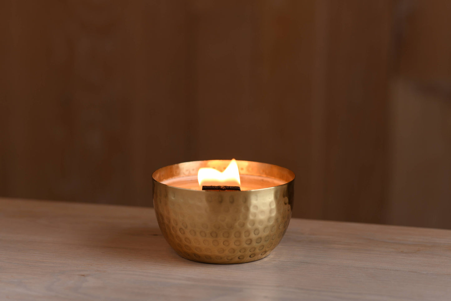 Neroli & Cedarwood -Solid Brass 14oz  Soy Candle