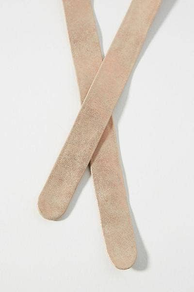 Leather Wrap Belt  |  Rose Shimmer