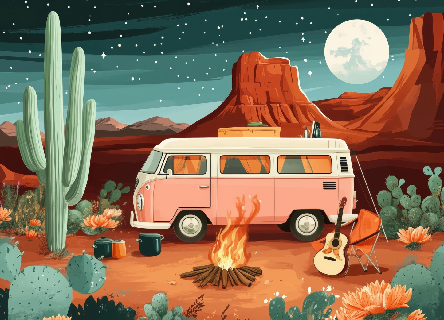 Desert Landscape Jigsaw Puzzle