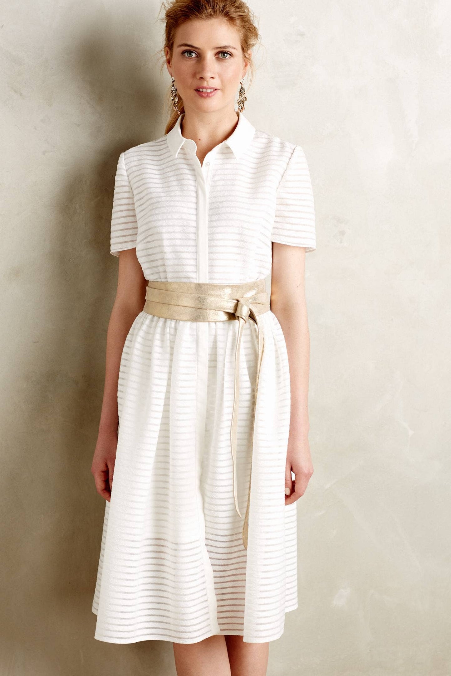 Leather Wrap Belt – Tan