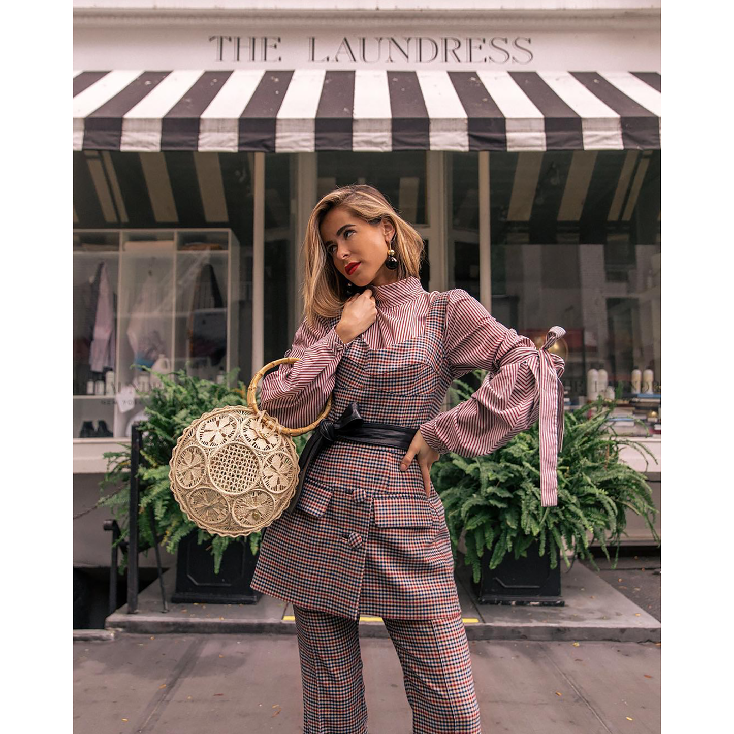 Leather Wrap Belt - Black