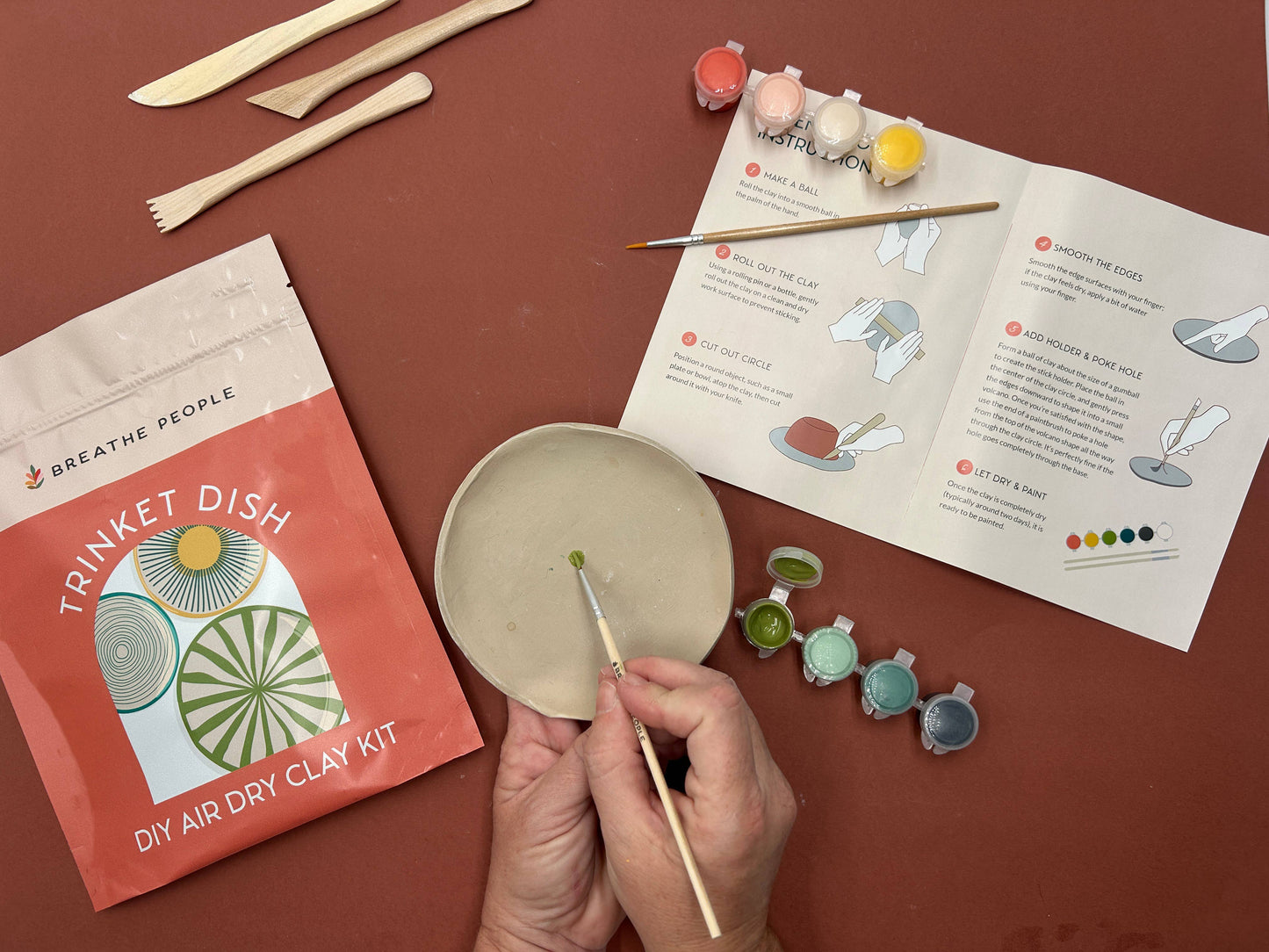 DIY Air Dry Clay Kit: Trinket Dish
