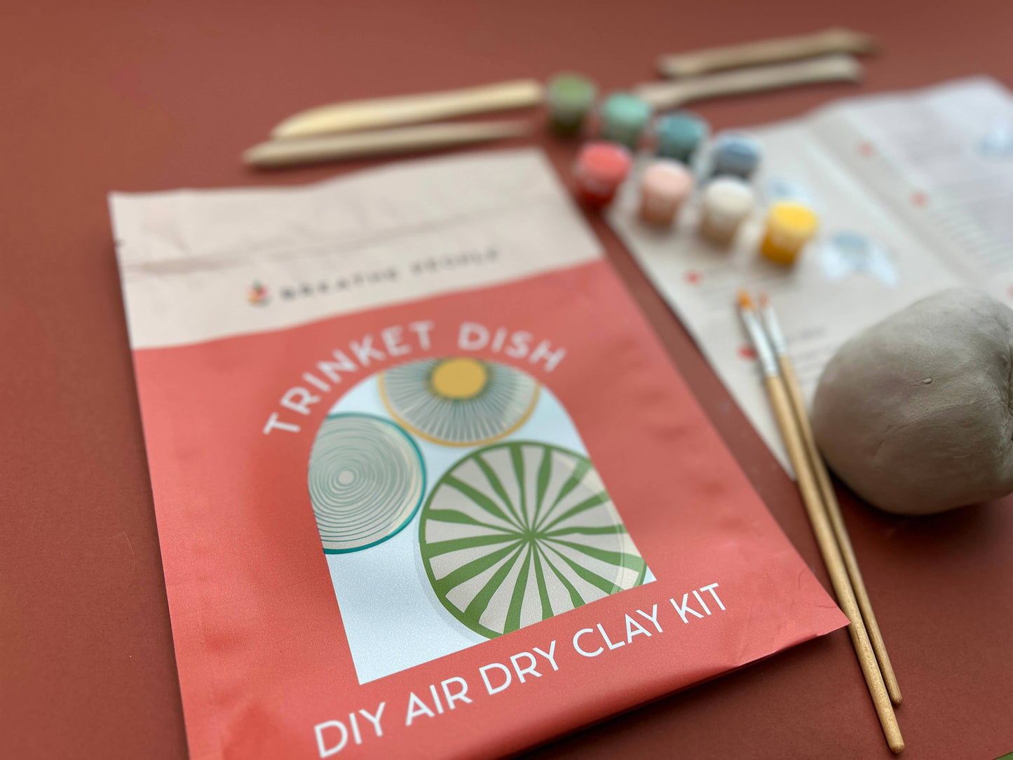 DIY Air Dry Clay Kit: Trinket Dish