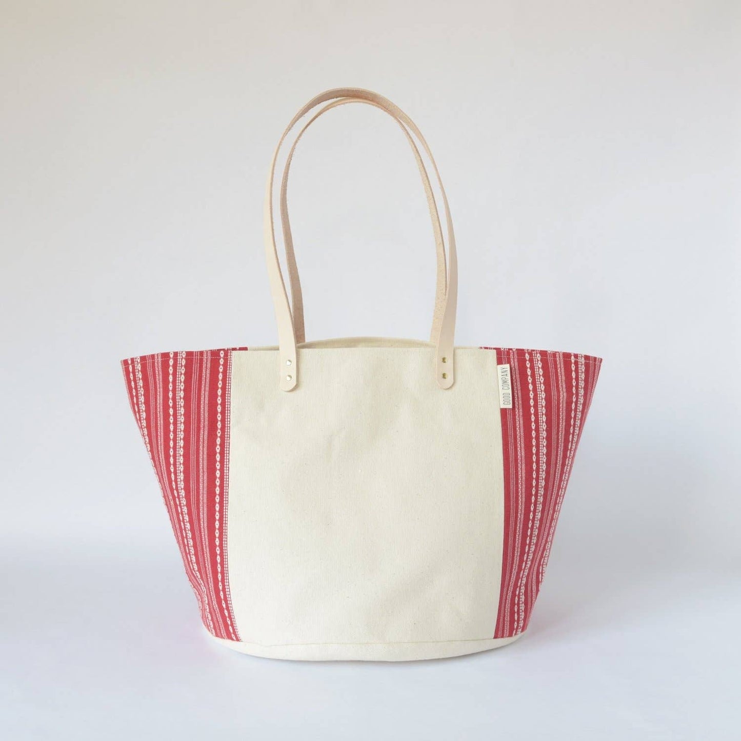 Natural Canvas Bucket Tote - Luxury Gift