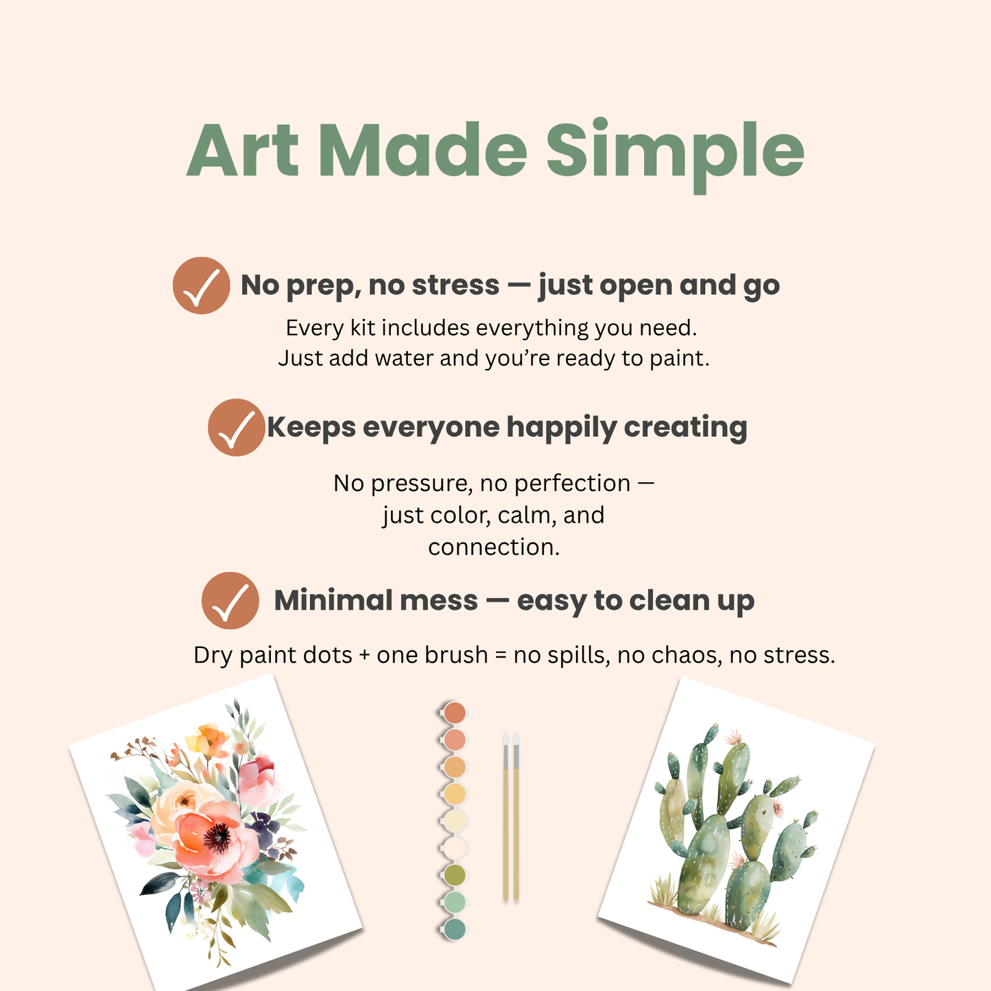 All-In-One Beginner Watercolor Paint Set - Various Designs