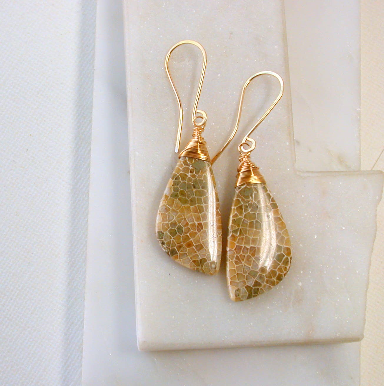 One of a Kind Gemstone Earrings by Linda Trent