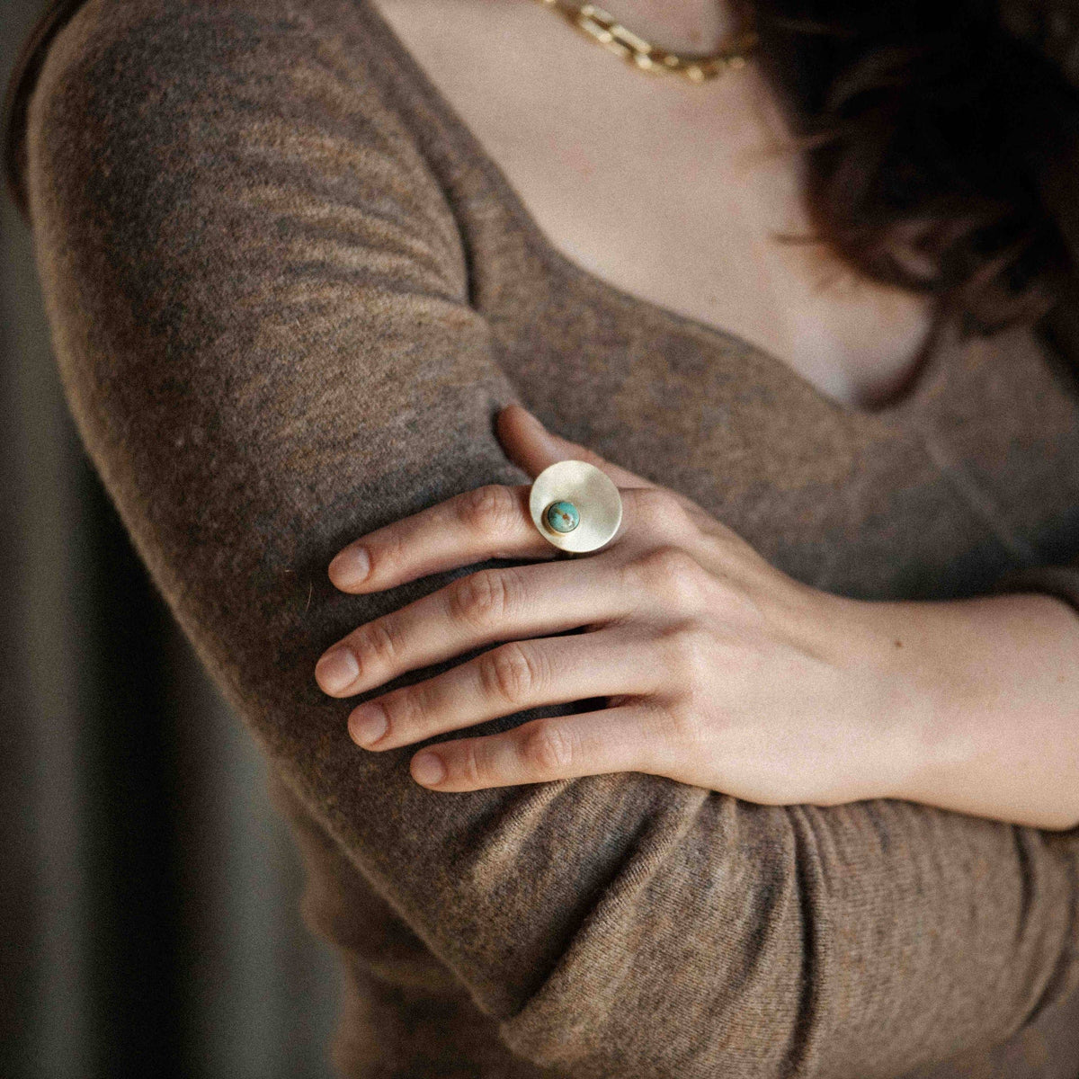Orb Ring // Turquoise
