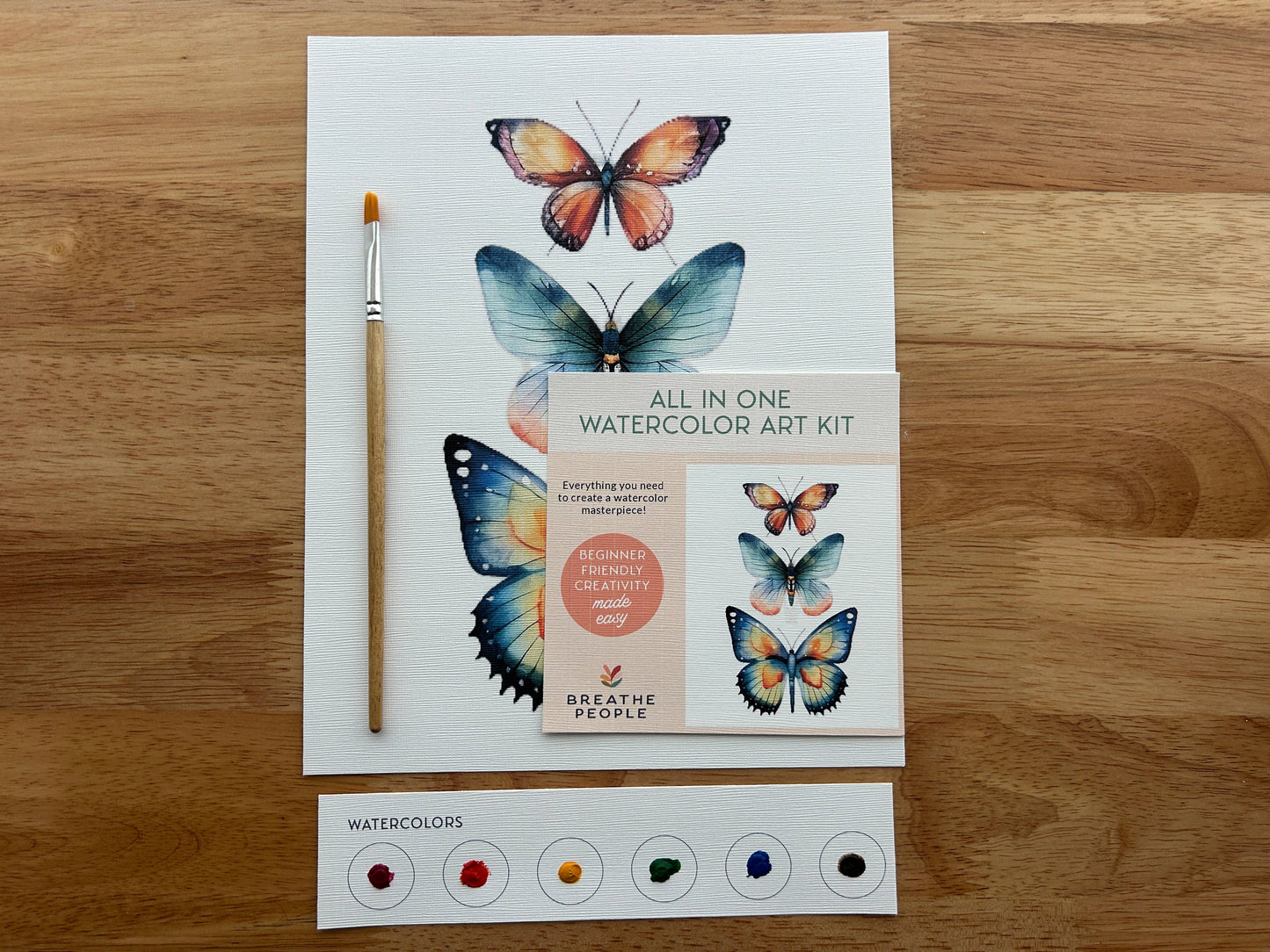 All-In-One Beginner Watercolor Paint Set - Various Designs