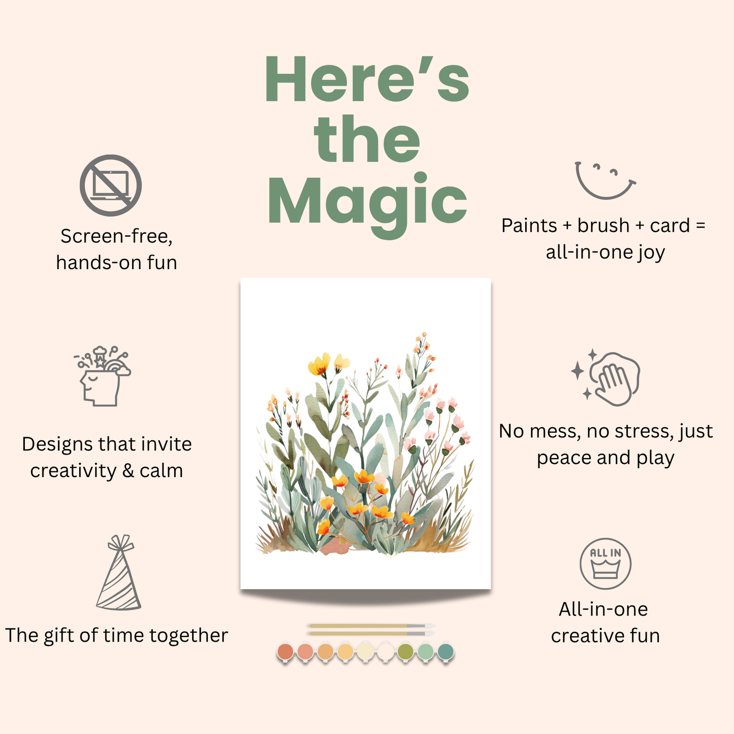 All-In-One Beginner Watercolor Paint Set - Various Designs