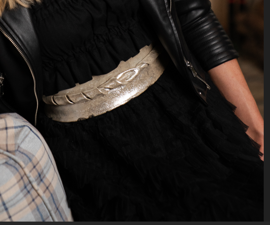 Wrap Belt – Silver Shimmer
