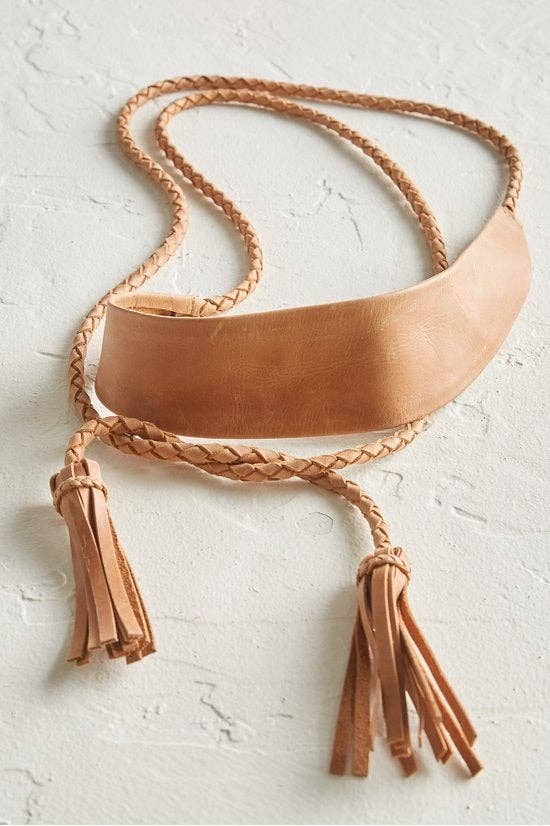 Lucky Wrap Belt - Cognac