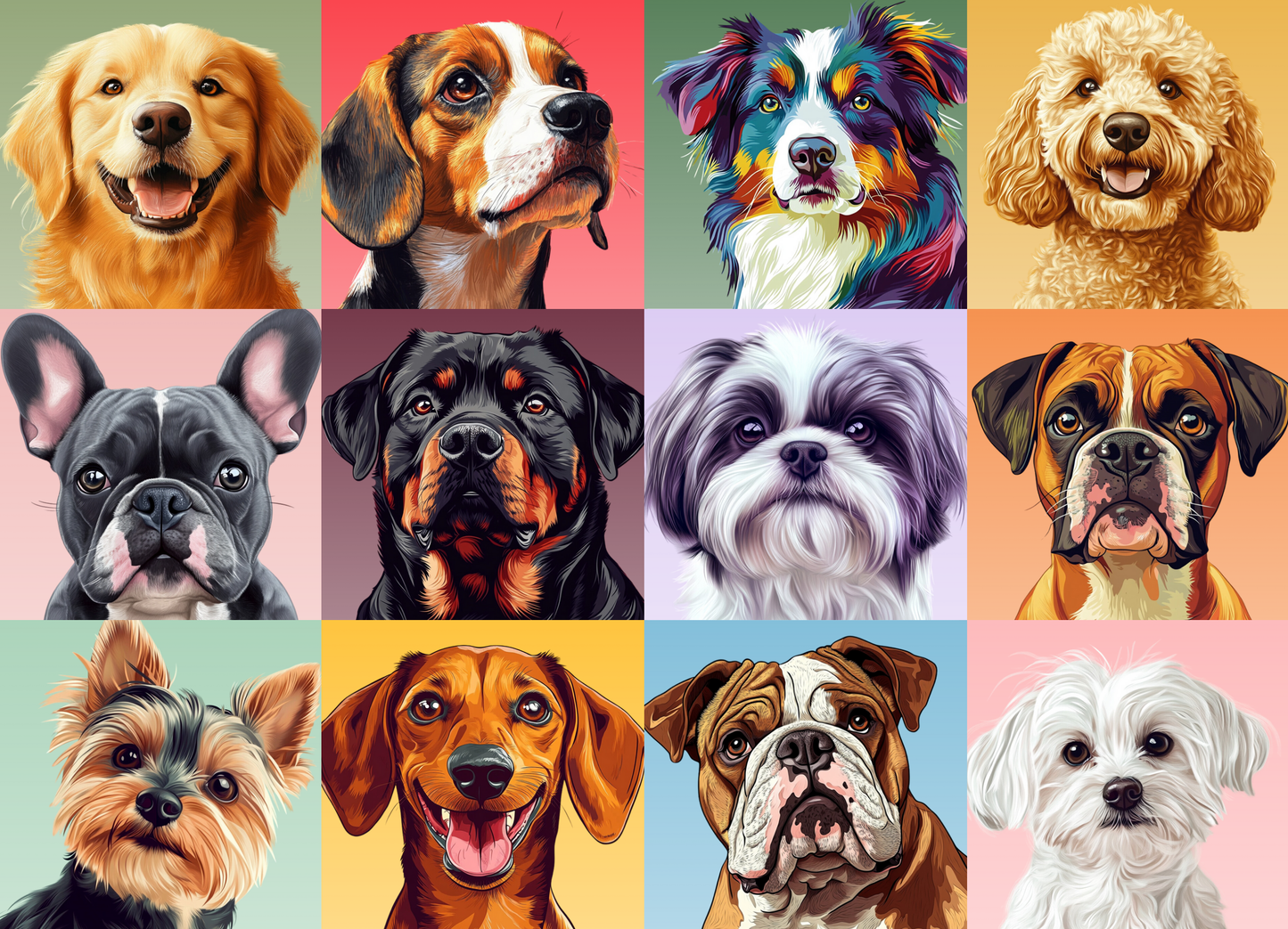 Dog Collage Jigsaw Puzzle – Premium 1000-Piece
