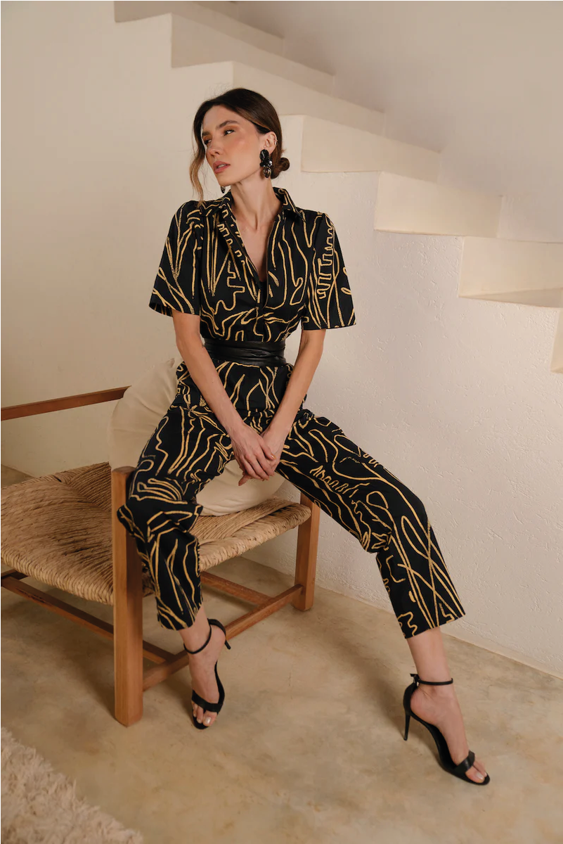 Leather Wrap Belt - Black